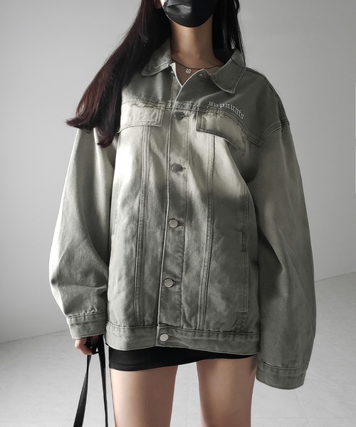 tageechita ウォッシュドエッジ オーバー デニム ジャケット TAGEECHITA JAPAN ウォッシュドエッジオーバーデニムジャケットM