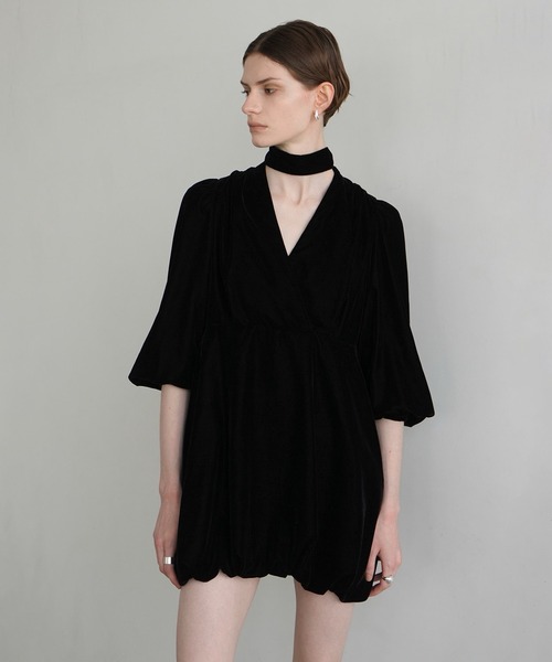 ワンピース CLANE VELOR BALLOON MINI ONEPIECE VELOR BALLOON MINI ONEPIECE（ワンピース）｜CLANE（クラネ）の