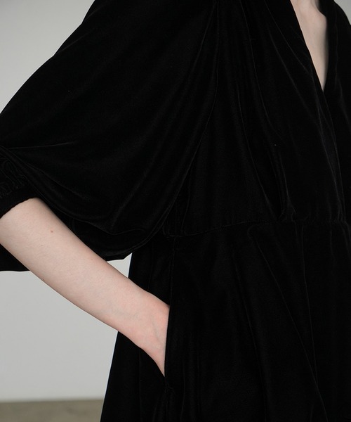 セール】VELOR BALLOON MINI ONEPIECE（ワンピース）｜CLANE