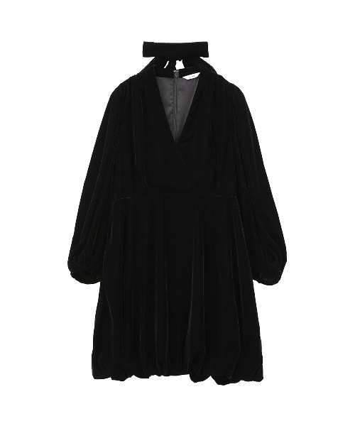 ワンピース CLANE VELOR BALLOON MINI ONEPIECE セール】VELOR BALLOON MINI ONEPIECE（ワンピース）｜CLANE