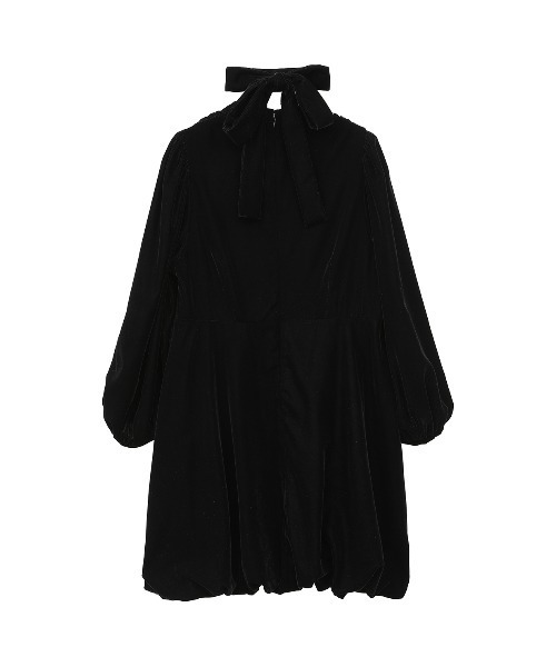 セール】VELOR BALLOON MINI ONEPIECE（ワンピース）｜CLANE