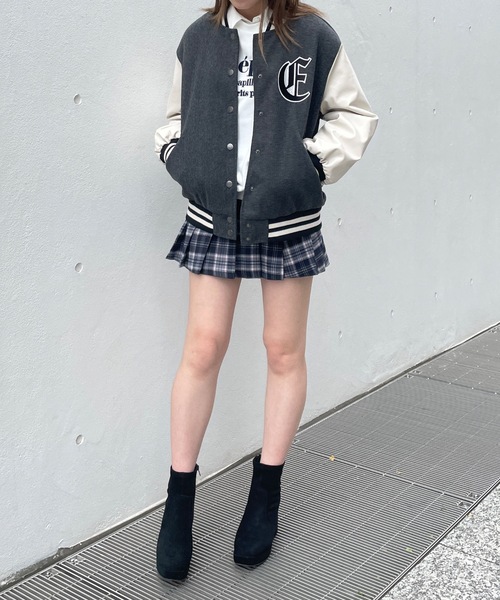 one way(ワンウェイ)の「スタジャン(スタジャン・レディース・グレー/ブラック/ホワイト・FREE)」の14枚目の写真