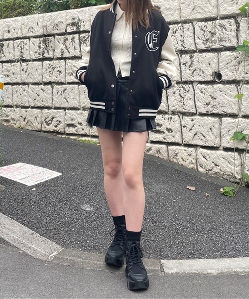 one way(ワンウェイ)の「スタジャン(スタジャン・レディース・グレー/ブラック/ホワイト・FREE)」の18枚目の写真