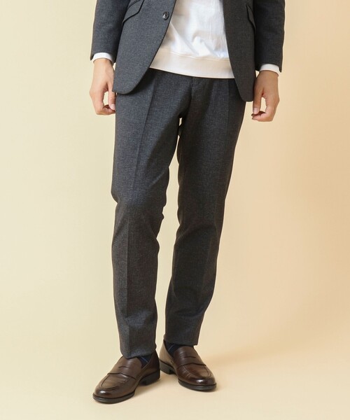 NOLLEY’S（ノーリーズ）の「《セットアップ/ビジカジ対応》テクニカルジャージ パンツ（その他パンツ・メンズ・ネイビー/ブルー系その他6・M/L/XL/S）」の2枚目の写真