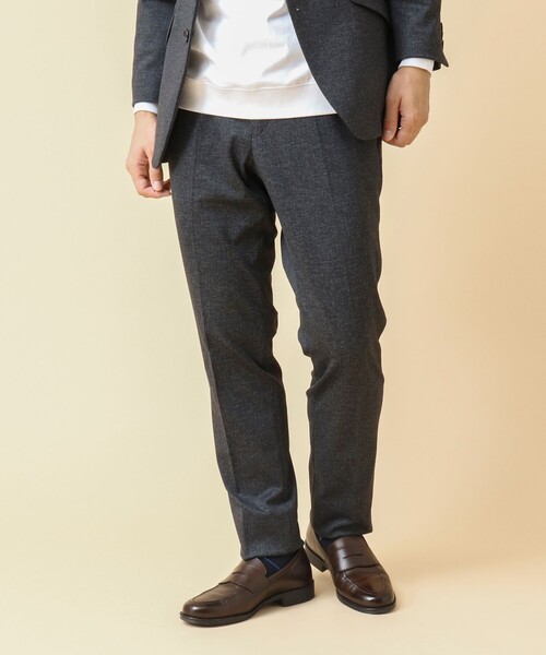 NOLLEY’S（ノーリーズ）の「《セットアップ/ビジカジ対応》テクニカルジャージ パンツ（その他パンツ・メンズ・ネイビー/ブルー系その他6・M/L/XL/S）」の6枚目の写真