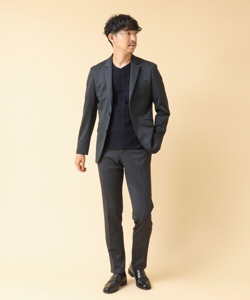 NOLLEY’S（ノーリーズ）の「《セットアップ/ビジカジ対応》テクニカルジャージ パンツ（その他パンツ・メンズ・ネイビー/ブルー系その他6・M/L/XL/S）」の22枚目の写真