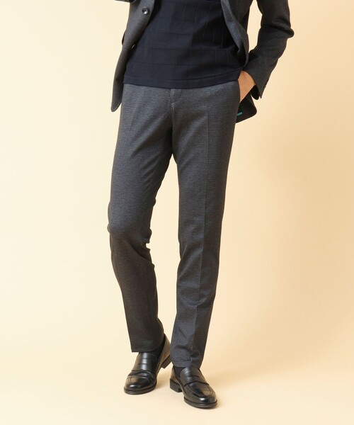 NOLLEY’S（ノーリーズ）の「《セットアップ/ビジカジ対応》テクニカルジャージ パンツ（その他パンツ・メンズ・ネイビー/ブルー系その他6・M/L/XL/S）」の21枚目の写真