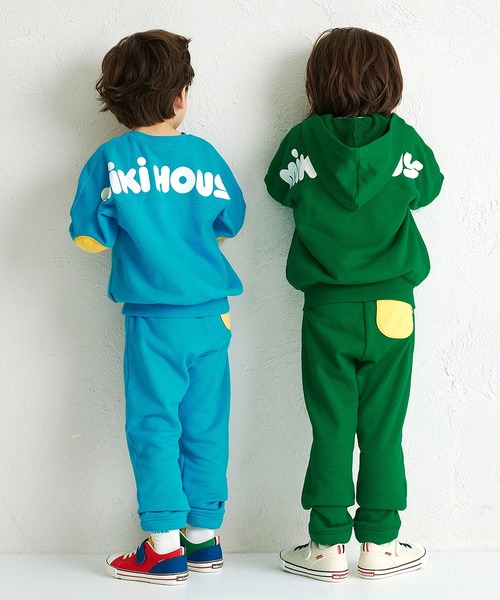 MIKI HOUSE（ミキハウス）の「【WEB限定】ロゴパンツ（その他パンツ・キッズ・ライトグリーン/レッド/ホワイト/ネイビー/イエロー/ブルー/コーラルピンク/グリーン・90cm/80ｃｍ/130cm/110cm/100cm/120cm）」の15枚目の写真