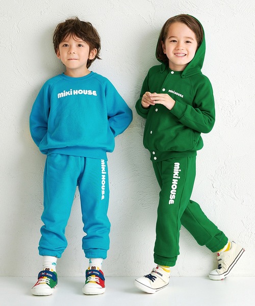 MIKI HOUSE（ミキハウス）の「【WEB限定】ロゴパンツ（その他パンツ・キッズ・ライトグリーン/レッド/ホワイト/ネイビー/イエロー/ブルー/コーラルピンク/グリーン・90cm/80ｃｍ/130cm/110cm/100cm/120cm）」の16枚目の写真