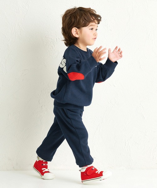 MIKIHOUSE ネイビー ロゴパンツ