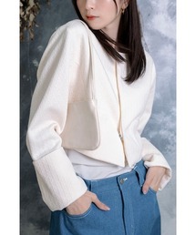 Nora Lily（ノラリリー）の「【Nora Lily】Collarless Short Jacket(UNISEX)（その他アウター）」