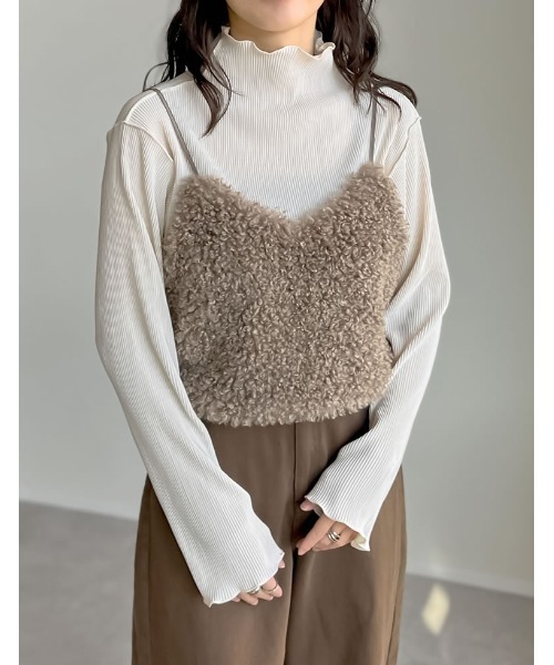 ➕本日特別買い得再々値下げ‼️➕プリーツプリーズハイネックトップス➕素材表示札無 中古・古着通販】PLEATS PLEASE ISSEY MIYAKE (プリーツプリーズ