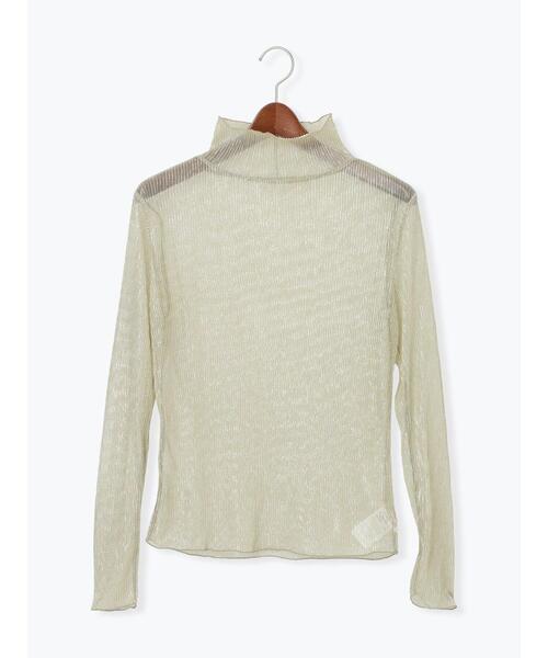 Te chichi(テチチ)の「ラメチュールプリーツタートルプルオーバー(Tシャツ/カットソー・レディース・シルバー/ブラック/ゴールド・F)」の15枚目の写真