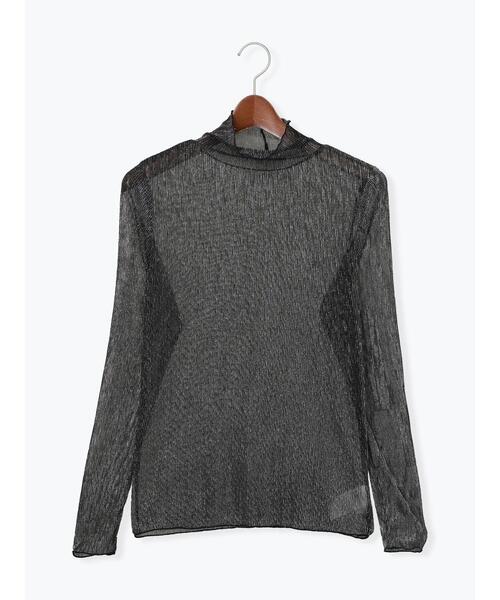 Te chichi(テチチ)の「ラメチュールプリーツタートルプルオーバー(Tシャツ/カットソー・レディース・シルバー/ブラック/ゴールド・F)」の16枚目の写真