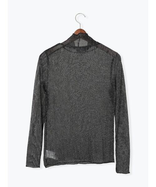 Te chichi(テチチ)の「ラメチュールプリーツタートルプルオーバー(Tシャツ/カットソー・レディース・シルバー/ブラック/ゴールド・F)」の17枚目の写真