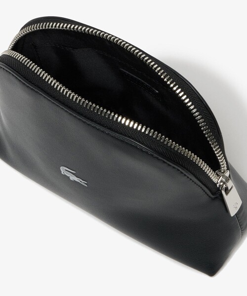 LACOSTE（ラコステ）の「ワンポイントワニロゴコスメポーチ Size: 17.5 x 12.5 x 6.0cm（ポーチ・レディース・ブラック/イエロー・FREE）」の11枚目の写真