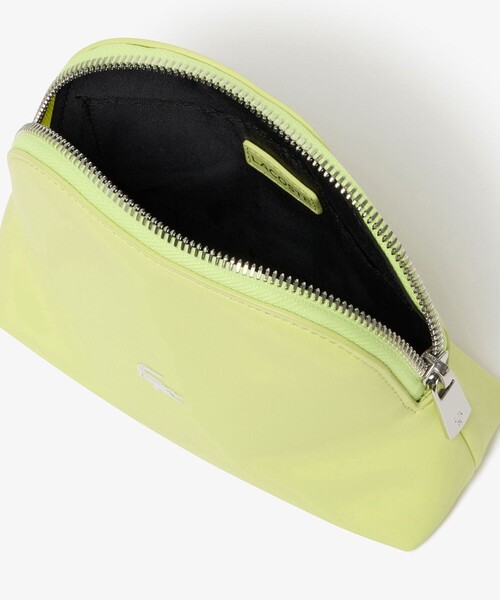 LACOSTE（ラコステ）の「ワンポイントワニロゴコスメポーチ Size: 17.5 x 12.5 x 6.0cm（ポーチ・レディース・ブラック/イエロー・FREE）」の14枚目の写真