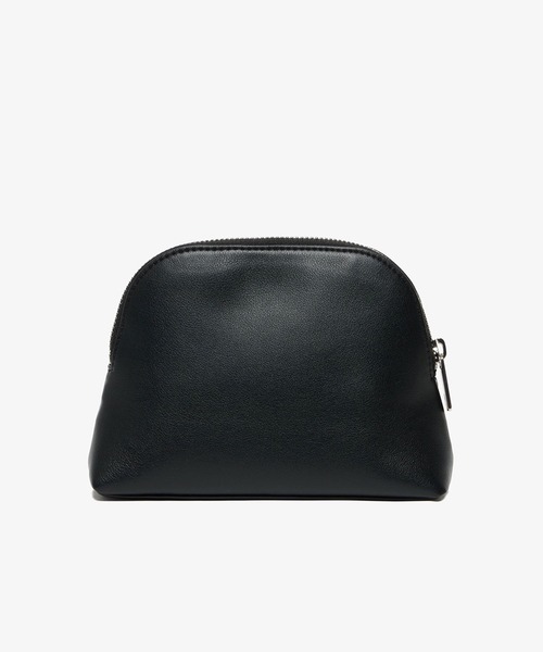 LACOSTE（ラコステ）の「ワンポイントワニロゴコスメポーチ Size: 17.5 x 12.5 x 6.0cm（ポーチ・レディース・ブラック/イエロー・FREE）」の4枚目の写真