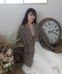 CORNERS | グレンチェックジャケット【セットアップ可能】【yui select】(テーラードジャケット)