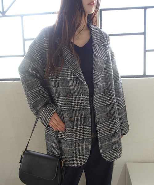 美品❤️Christian Dior テーラードジャケット　グレンチェック　緑 She's Closet ジャケット テーラードジャケット グレンチェック