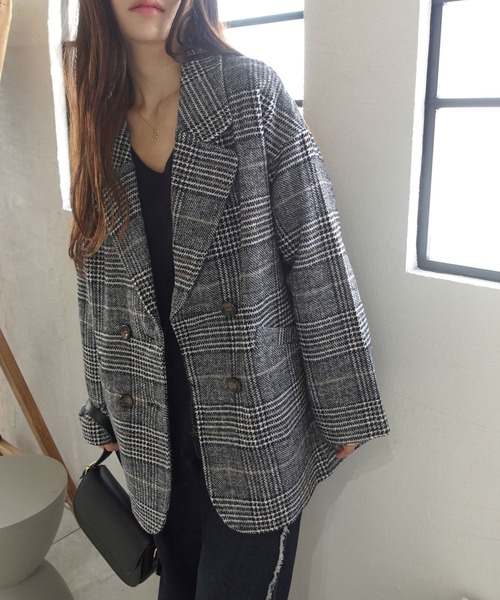 CORNERS（コーナーズ）の「グレンチェックジャケット