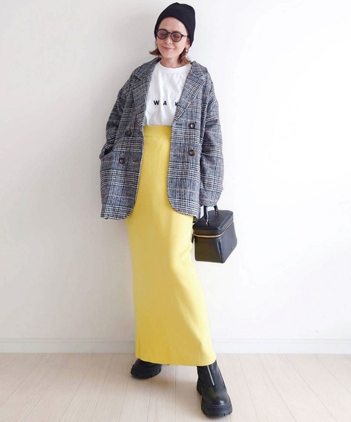 CORNERS（コーナーズ）の「グレンチェックジャケット【セットアップ可能】【yui select】（テーラードジャケット・レディース・ブラック/ブラウン・M）」の17枚目の写真