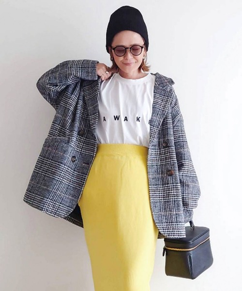 CORNERS（コーナーズ）の「グレンチェックジャケット【セットアップ可能】【yui select】（テーラードジャケット・レディース・ブラック/ブラウン・M）」の19枚目の写真