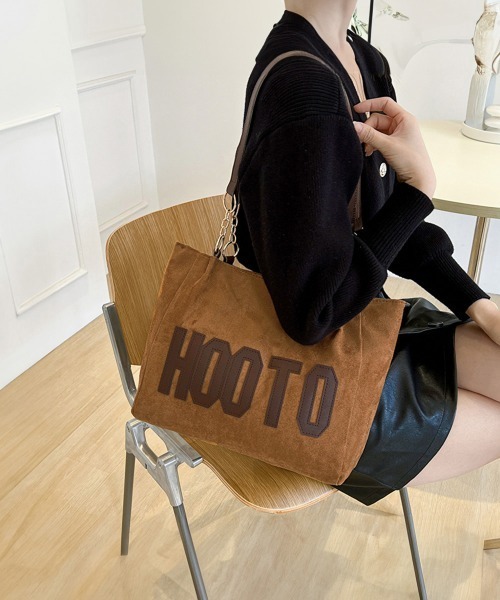 Miniministore(ミニミニストア)の「キャンバストートバッグ ロゴ肩掛けバッグ(トートバッグ・レディース・ブラック/ベージュ/キャメル/レンガ・FREE)」の19枚目の写真