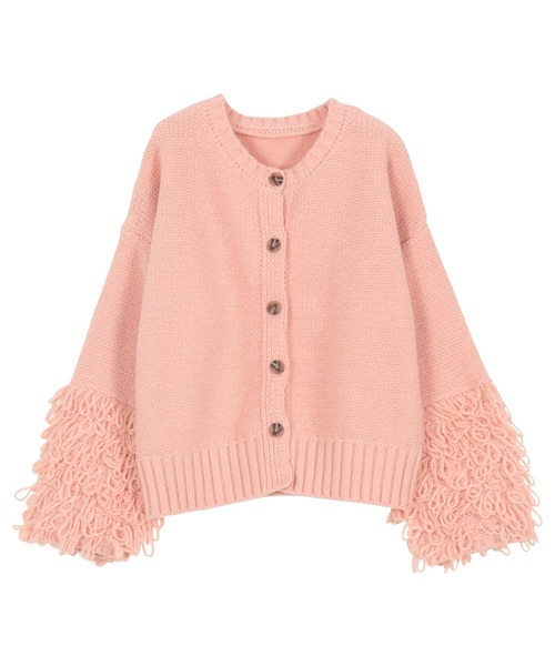 KOBE LETTUCE（コウベレタス）の「[ 田中亜希子さんコラボ ] 選べる2タイプ ループヤーンニットトップス（ニット/セーター・レディース・ブラウン/ピンク系/ライトグレー系/アイボリー系/アイボリー/ブラウン系/ライトグレー/ピンク・M/M1）」の19枚目の写真