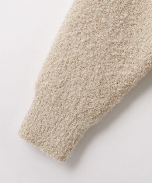 CITEN（シテン）の「＜CITEN＞ニットショートジップブルゾン（ブルゾン・レディース・ベージュ/ブラック・FREE）」の15枚目の写真