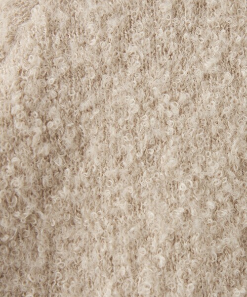 CITEN（シテン）の「＜CITEN＞ニットショートジップブルゾン（ブルゾン・レディース・ベージュ/ブラック・FREE）」の18枚目の写真