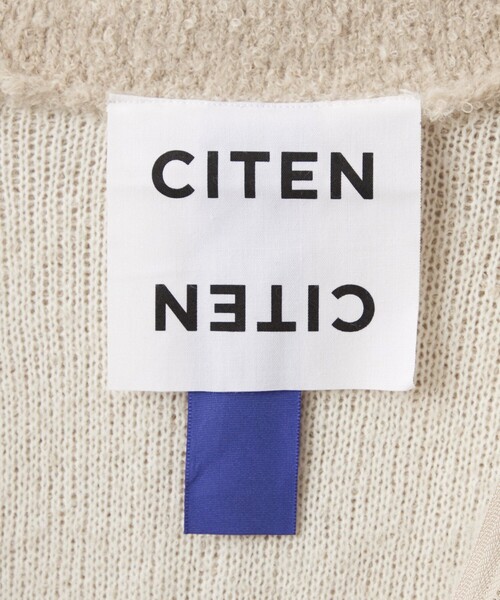 CITEN（シテン）の「＜CITEN＞ニットショートジップブルゾン（ブルゾン・レディース・ベージュ/ブラック・FREE）」の19枚目の写真