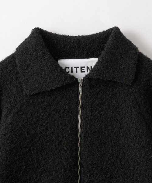 CITEN（シテン）の「＜CITEN＞ニットショートジップブルゾン（ブルゾン・レディース・ベージュ/ブラック・FREE）」の22枚目の写真