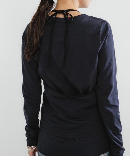 URBAN RESEARCH(アーバンリサーチ)の「レイヤードデザインカットソー(Tシャツ/カットソー・レディース・ネイビー/ブラウン/カーキ・FREE)」の21枚目の写真