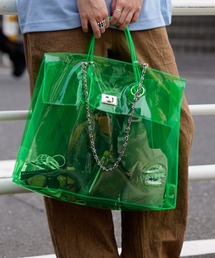 JUGLANS（ユグランス）の「【FRUIT OF THE LOOM】VINYL TOTE BAG/PVCトートバッグ/ステッカーシール付（トートバッグ）」