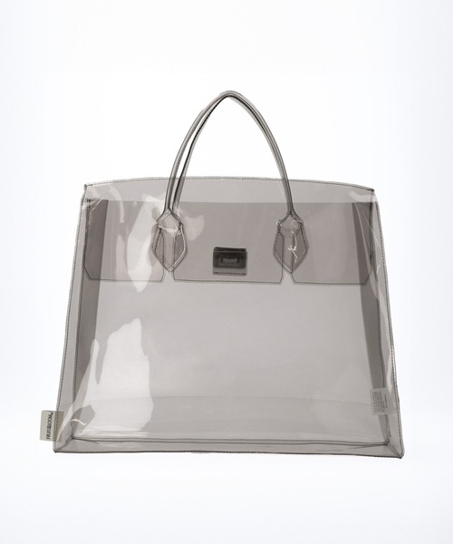 FRUIT OF THE LOOM（フルーツオブザルーム）の「【FRUIT OF THE LOOM】VINYL TOTE BAG/PVCトートバッグ/ステッカーシール付（トートバッグ・レディース・ミント/ブラウン/ブラック/オレンジ・FREE）」の21枚目の写真