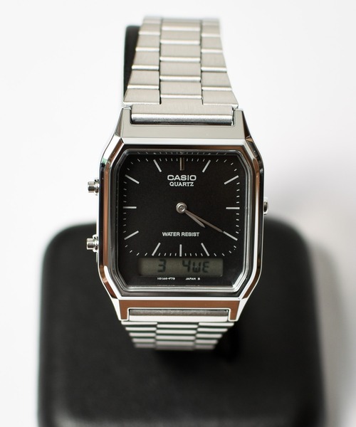 CASIO(カシオ)の「【60】【CASIO(カシオ)】アナデジ メタル(アナログ腕時計・メンズ・ホワイト系その他/ブラック/ホワイト・FREE)」の3枚目の写真