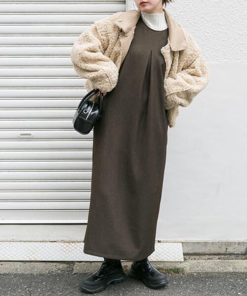 セール】『2サイズ展開』BACKクロスジャンパースカート（ワンピース