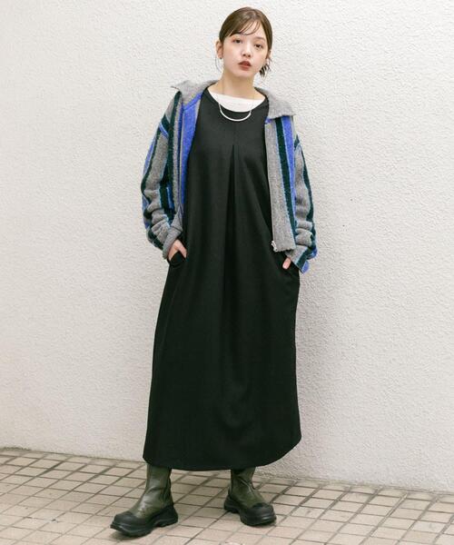 KBF（ケイビーエフ）の「『2サイズ展開』BACKクロスジャンパースカート