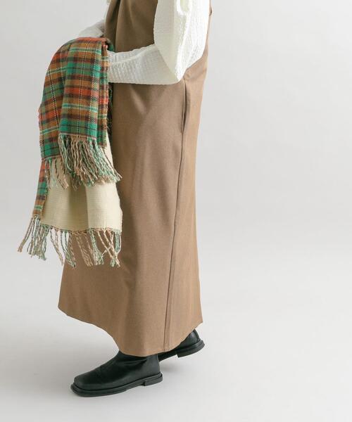 KBF(ケイビーエフ)の「『2サイズ展開』BACKクロスジャンパースカート(ワンピース・レディース・ダークブラウン/キャメル/ブラック・36/38)」の10枚目の写真