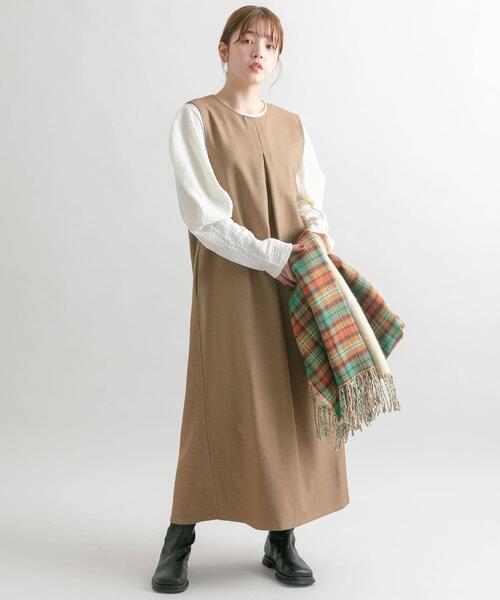 セール】『2サイズ展開』BACKクロスジャンパースカート（ワンピース