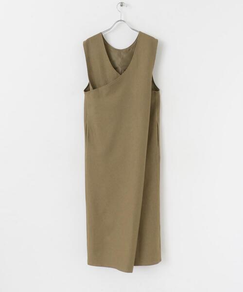 KBF(ケイビーエフ)の「『2サイズ展開』BACKクロスジャンパースカート(ワンピース・レディース・ダークブラウン/キャメル/ブラック・36/38)」の16枚目の写真