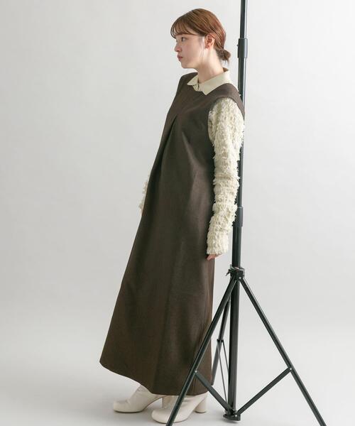 セール】『2サイズ展開』BACKクロスジャンパースカート（ワンピース