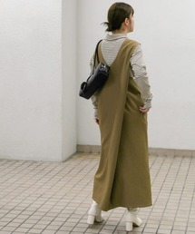 KBF | 『2サイズ展開』BACKクロスジャンパースカート(ワンピース)