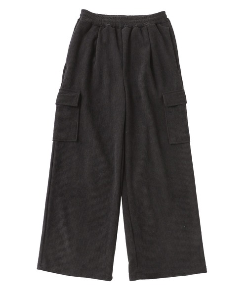 n'OrLABEL（ノアールレーベル）の「『裏ベロアコーデュロイカーゴパンツ』（カーゴパンツ・レディース・チャコール/モカ/キャメル/ブラック・2/1）」の15枚目の写真