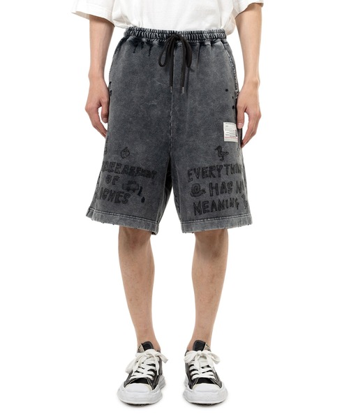 メゾン ミハラ ヤスヒロ Print Destruction Shorts メゾン ミハラ ヤスヒロ Print Destruction Shorts