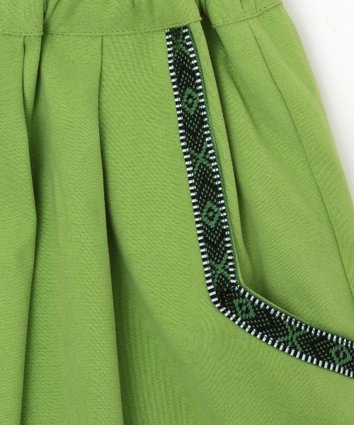 チチカカ（チチカカ）の「ピーチスキンエッグタックパンツ（その他パンツ・レディース・ライトグリーン/ライトベージュ・MEDIUM/LARGE）」の14枚目の写真