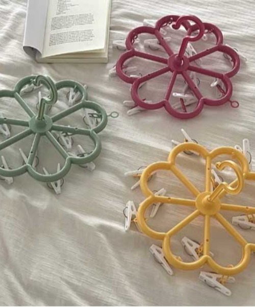 Made in I（メイドインアイ）の「flower pinch hanger（ランドリーグッズ・レディース・イエロー/ピンク/グリーン/ホワイト・FREE）」の9枚目の写真