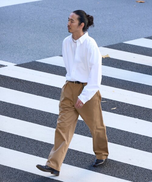 Lui's(ルイス)の「CHEMISE Lui's タイプライター L/S Big shirts(シャツ/ブラウス・メンズ・ホワイト/サックスブルー/バイオレット・FREE)」の20枚目の写真