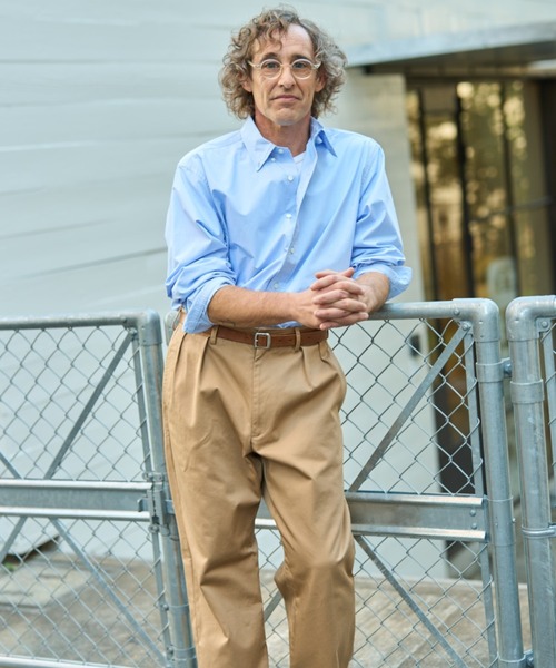 Lui's(ルイス)の「CHEMISE Lui's タイプライター L/S Big shirts(シャツ/ブラウス・メンズ・ホワイト/サックスブルー/バイオレット・FREE)」の6枚目の写真